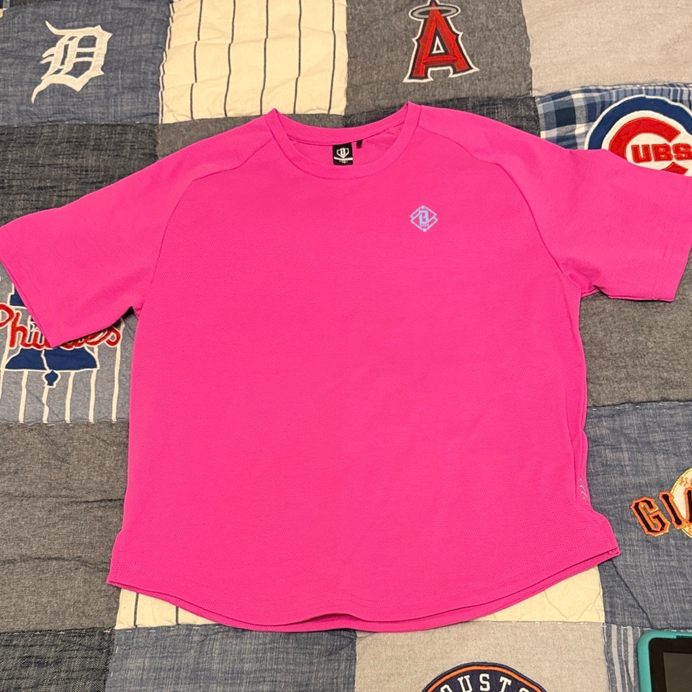 BL101 Pink Short Sleeve Athletic Tee